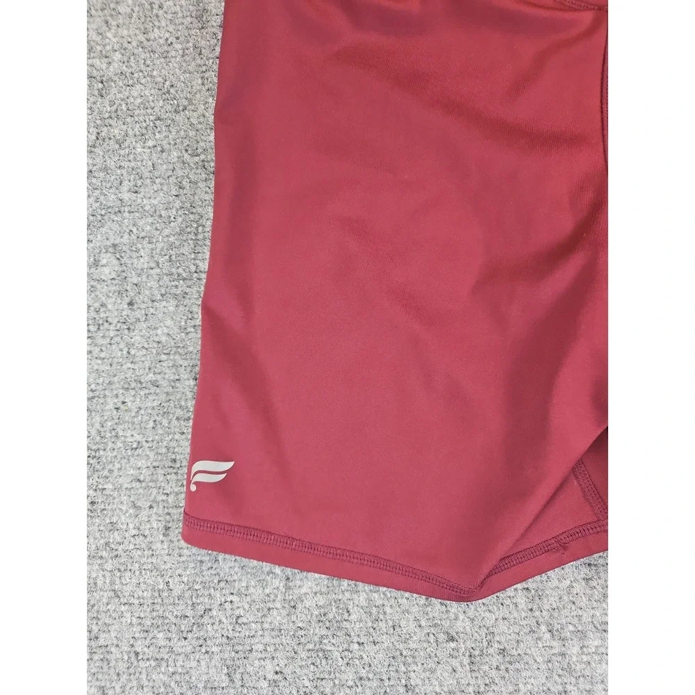 Fabletics Motion 365 Shorts Women's Size S High Waisted Burgundy 6